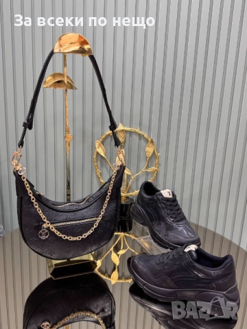 Louis Vuitton Комплект Дамска Чанта И Дамски Маратонки - Налични Различни Цветове И Модели Код SK406, снимка 4 - Чанти - 52870901