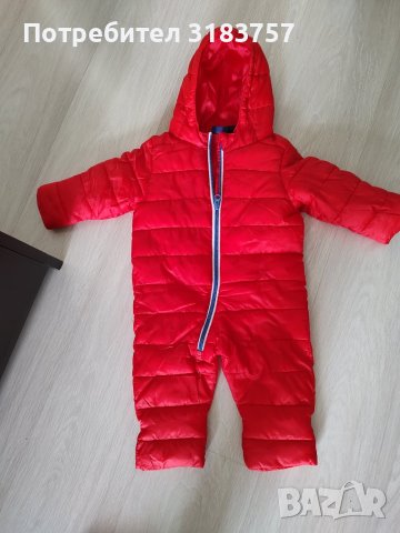 Червен ескимос Лупилу Lupilu Lidl 62, 3 м Тъмно син бебе 6-9 м , снимка 3 - Бебешки ескимоси - 43351410