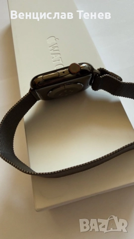Apple Watch GPS + Cellular , цвят метално сиво, каишка метален графит с оригинална кутия, снимка 17 - Смарт часовници - 52672073
