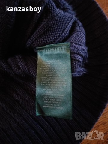 LAUREN RALPH LAUREN Full Zip Cable Knit Crest Sweaterого - страхотен дамски пуловер , снимка 9 - Блузи с дълъг ръкав и пуловери - 43048405