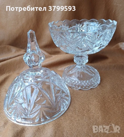 Кристална бонбониера , снимка 4 - Други ценни предмети - 50985891