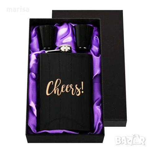 Комплект манерка Cheers с аксесоари, в кутия Код: 85882, снимка 2 - Подаръци за мъже - 44016905