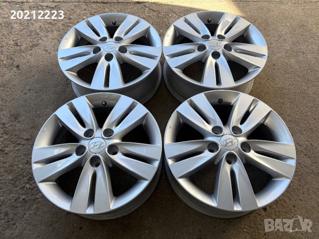 4 броя алуминиеви джанти за Hyundai IX20 16, снимка 2 - Гуми и джанти - 46633953