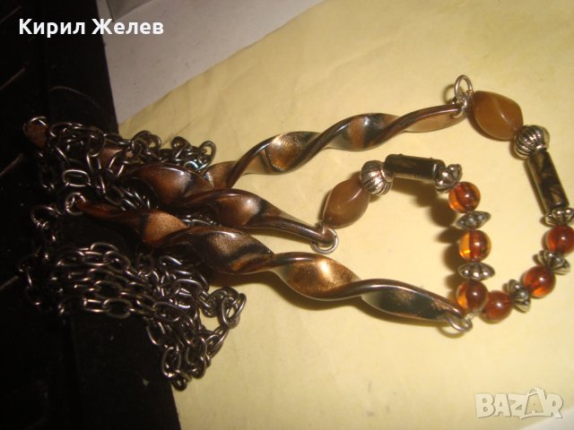 ВИНТИДЖ КОЛИЕ МНОГО СТИЛНО с ВИСУЛКИ 22774, снимка 5 - Колиета, медальони, синджири - 33395075