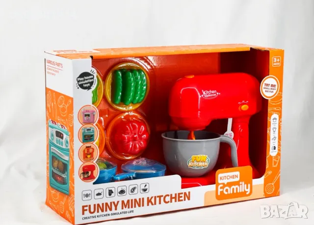 Детски миксер Червен, Звук и светлини , снимка 2 - Образователни игри - 47751582