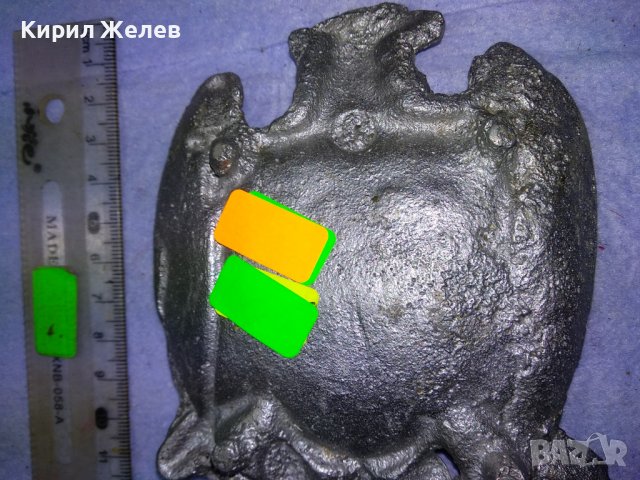 СТАРИНЕН ГОТИЧЕСКИ с РИЦАРСКИ ГЕРБ и ДРАКОН СРЕБРИСТ МЕТАЛЕН ПЕПЕЛНИК КОЛЕКЦИОНЕРСКА ЧИНИЙКА 41551, снимка 11 - Колекции - 43663201