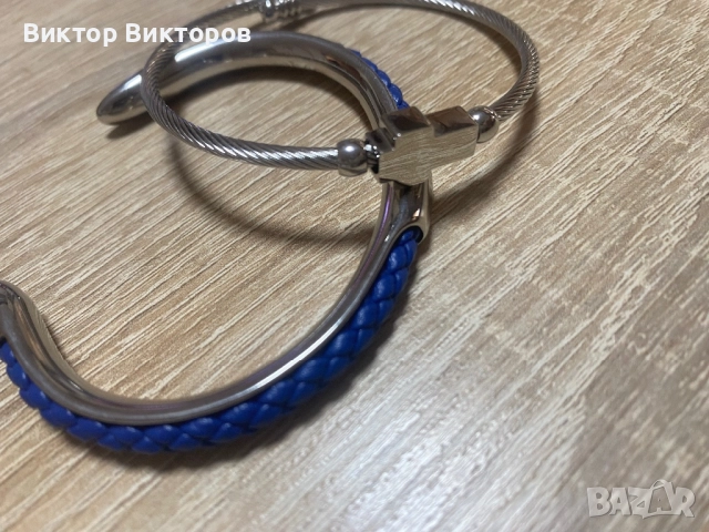 Гривни и кожени амулети, снимка 8 - Бижутерийни комплекти - 51568633