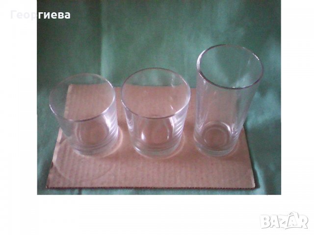 Комплект стъклени чаши - 18 бр., снимка 2 - Чаши - 27394241