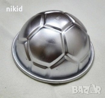 9 см футболна топка Полу сфера Алуминиева форма за шоколад, снимка 3 - Форми - 43133067