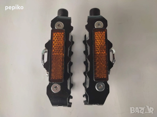 Продавам колела внос от Германия НОВИ алуминиеви педали с автомати EXUSTAR, снимка 8 - Части за велосипеди - 53284975