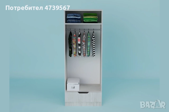 Детски гардероб Локи, снимка 2 - Гардероби - 53495039