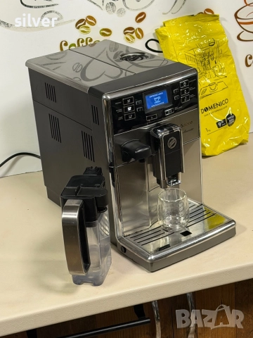 Кафемашина кафе автомат Saeco PicoBarista с гаранция, снимка 5 - Кафемашини - 52518576