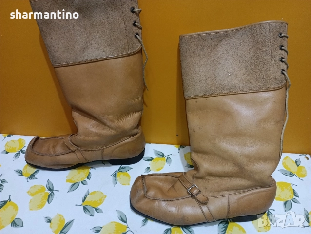 Кожени ботуши N 43,5 - 19 лв, снимка 8 - Мъжки ботуши - 52749351