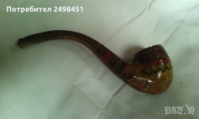 Лула за тютюн изправна, отпреди 70 години. СУПЕРКРАСАВИЦА. АНТИКА., снимка 2 - Антикварни и старинни предмети - 27287699