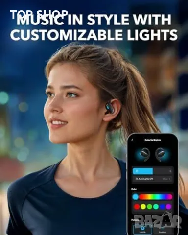 Нови Отворени слушалки Anker V20i - Ясни разговори, IP55, 36H Възпроизвеждане, снимка 2 - Bluetooth слушалки - 49444304