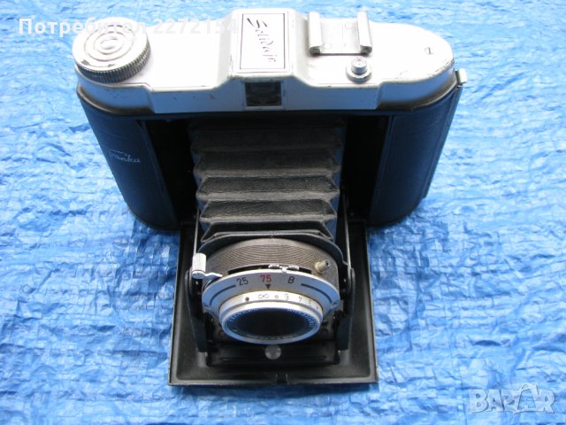 Фотоапарат с мех, снимка 1 - Антикварни и старинни предмети - 28527676