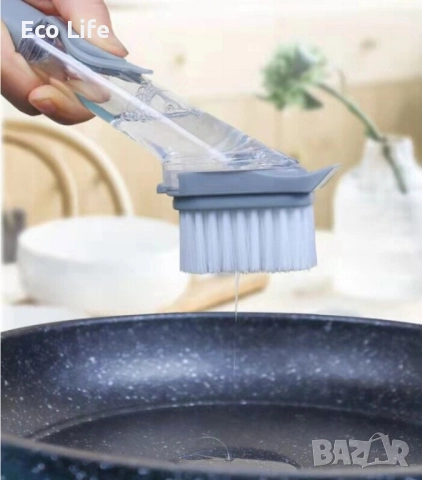 Четка за съдове с дозатор, снимка 7 - Аксесоари за кухня - 51629309