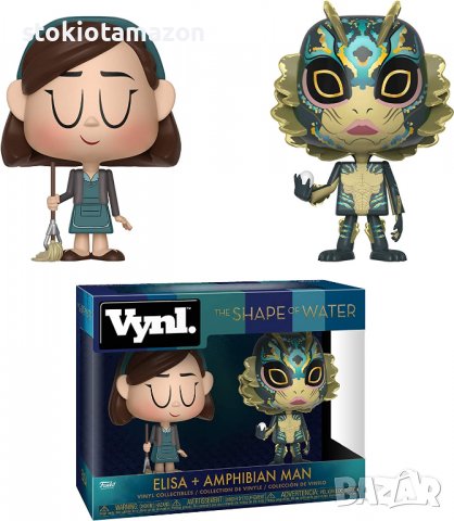 Комплект фигури Funko VYNL Movies: The Shape of Water - Elisa & Amphibian Man, снимка 2 - Фигурки - 37447023