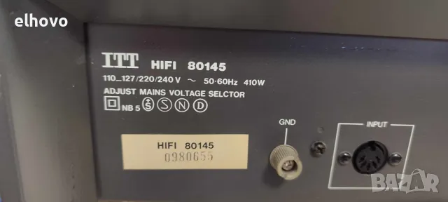 Крайно стъпало ITT HIFI  80145, снимка 10 - Ресийвъри, усилватели, смесителни пултове - 48066876