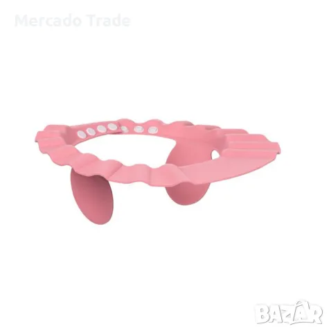 Регулируем протектор за къпане с уши за деца Mercado Trade, Розов, снимка 2 - Хигиенни препарати - 49708427