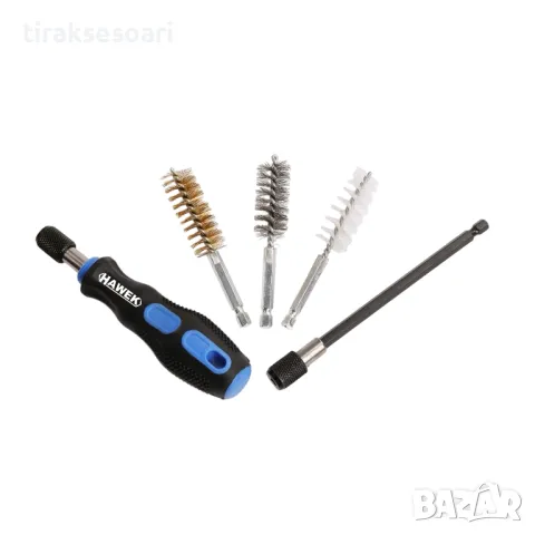 Комплект четки за почистване на цилиндри, втулки, тръби 38 части HAWEK, снимка 5 - Аксесоари и консумативи - 47627323