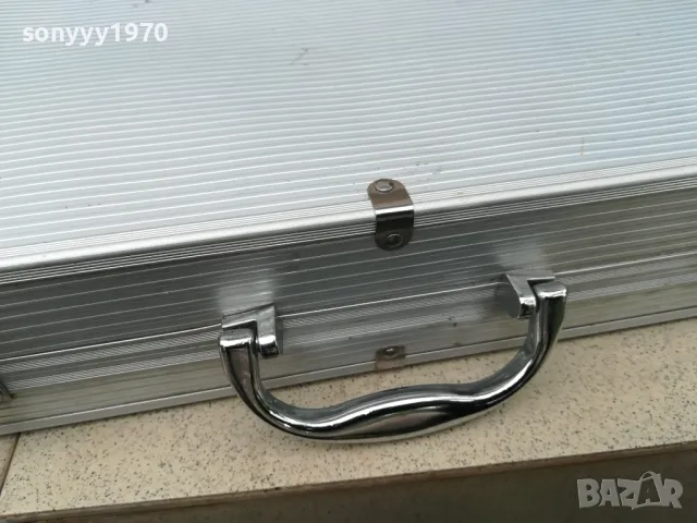 АЛУМИНИЕВ КУФАР ОТ ГЕРМАНИЯ 46Х23Х8СМ 2505251644, снимка 8 - Микрофони - 50422033