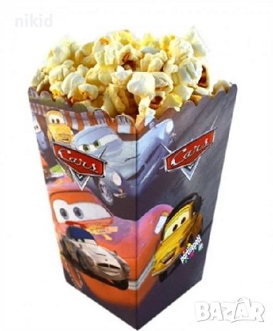 Макуин маккуин McQueen cars колите Парти кутия за дребни лакомства пуканки и др