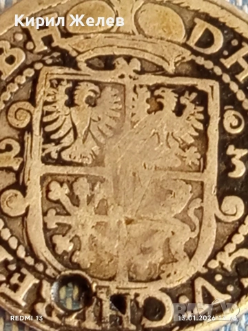 Сребърна монета 1623г. Кьонигсберг Орт Георг Вилхелм Източна Прусия 52935, снимка 9 - Нумизматика и бонистика - 53084718