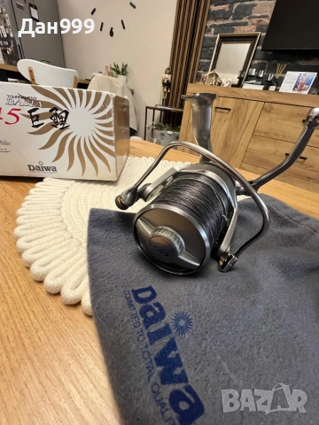 Шаранджийски макара Daiwa tournament Basia 45QD, снимка 3 - Макари - 53601977