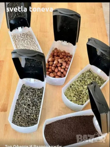 Овал за съхранение на подправки на Tupperware, снимка 3 - Кутии за храна - 48831627