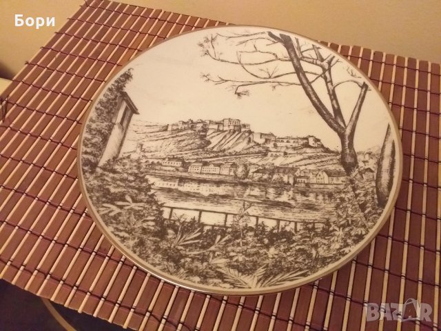 Баварска порцеланова чиния за стена 