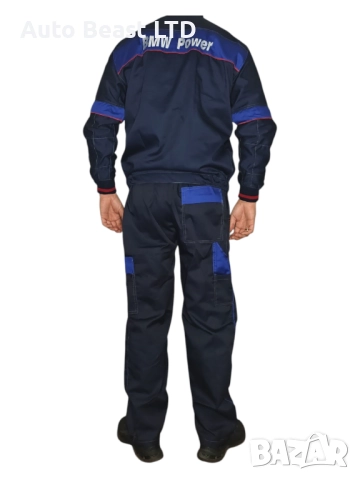 Зимен полугащеризон с яке BMW / БМВ Сервизно работно облекло, снимка 2 - Други - 52374204