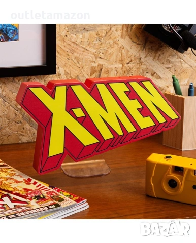 Лампа Paladone Marvel: X-Men - Logo , снимка 3 - Настолни лампи - 53020971