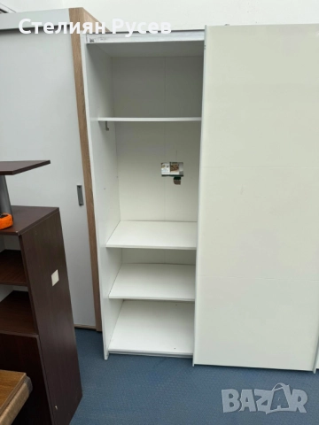 280811  двукрилен MDF МДФ гардероб 150/200см цена 250 лв  или 127.82 евро   д+  -200см висок, 150см , снимка 4 - Гардероби - 51883518