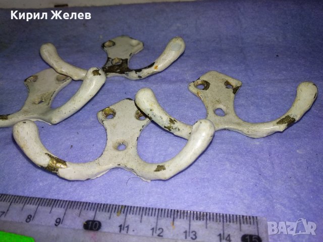 ЛОТ ПЕТ СТАРИ ВИНТИДЖ МОДЕЛ БРОНЗОВИ ЗАКАЧАЛКИ За ПОРТМАНТО 41296, снимка 10 - Антикварни и старинни предмети - 43805219