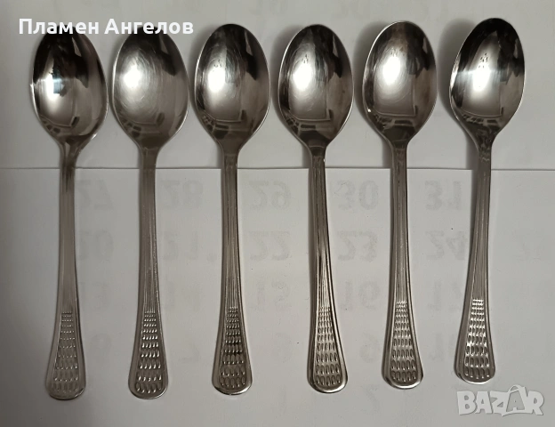 Комплект чаени, десертни лъжички "Петко Денев Габрово 