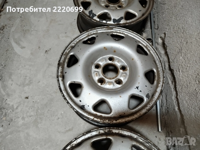 Оригинални железни джанти за хонда CR-V и Accord 15", 5 x 114.3 mm, 6JJ x 15, 64.1mm, ET-50., снимка 5 - Гуми и джанти - 51713918