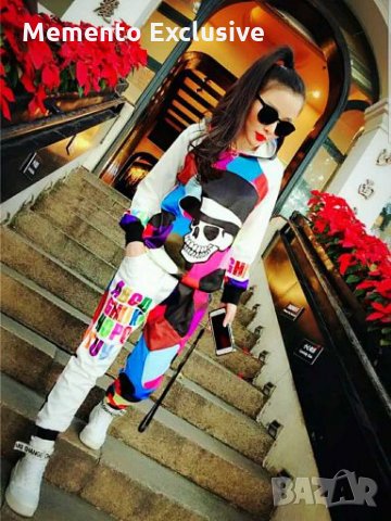 Атрактивен  комплект от 2 части "Memento Skull"