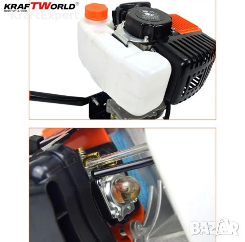 Бензинов Свредел KraftWorld – Градински Свредел с Двутактов Мотор, снимка 5 - Градински инструменти - 50549345