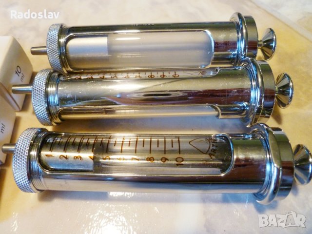 Стъклени спринцовки / спринцовка - нови, снимка 4 - Антикварни и старинни предмети - 37360686