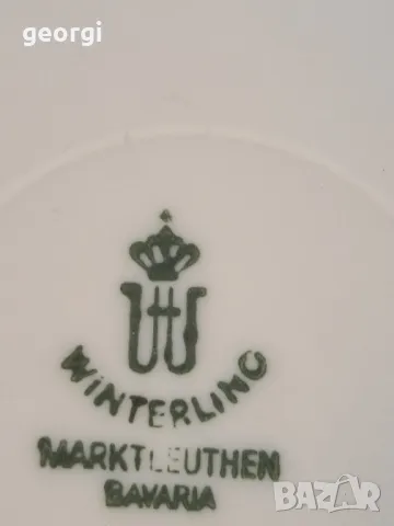 немски порцеланов чайник с цветя Witerling 21/3, снимка 3 - Сервизи - 49176005