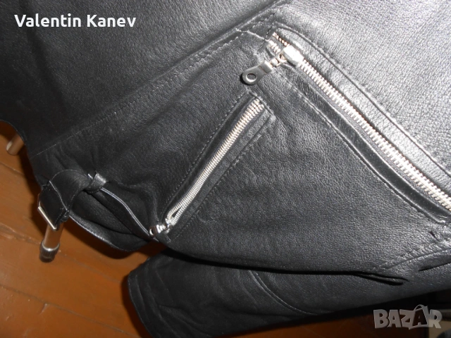 рокерски комплект.яке+панталон.черен., снимка 4 - Якета - 53384945