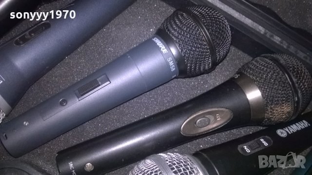 shure & wharfedale & yamaha & beheinger & PHILIPS, снимка 6 - Микрофони - 27153505