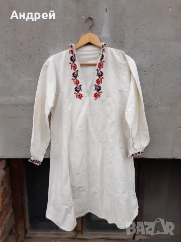 Старинна Женска кенарена риза за носия #9