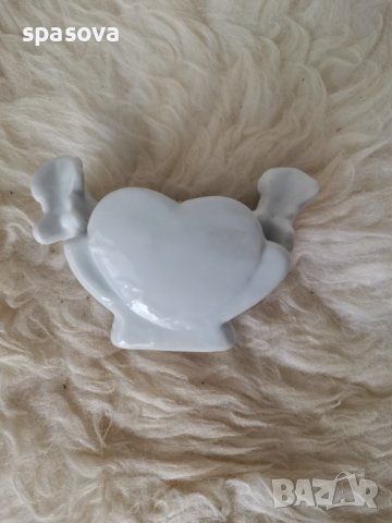 Намалена. Порцеланова ваза салфетница, снимка 3 - Вази - 40621902