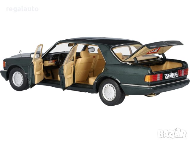 B66040682,умален модел die-cast Mercedes-Benz 560 SEL V 126 (1985-1991),1:18, снимка 2 - Колекции - 40331838