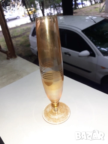 Вазичка - стъкло ваза, снимка 4 - Антикварни и старинни предмети - 53279200