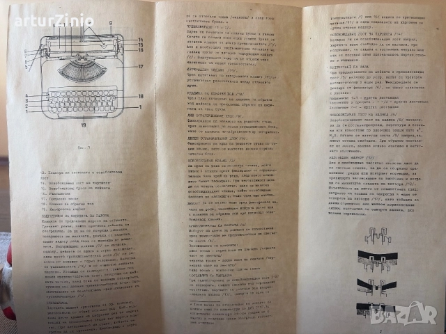 Пишеща машина Марица, снимка 7 - Други машини и части - 52937057