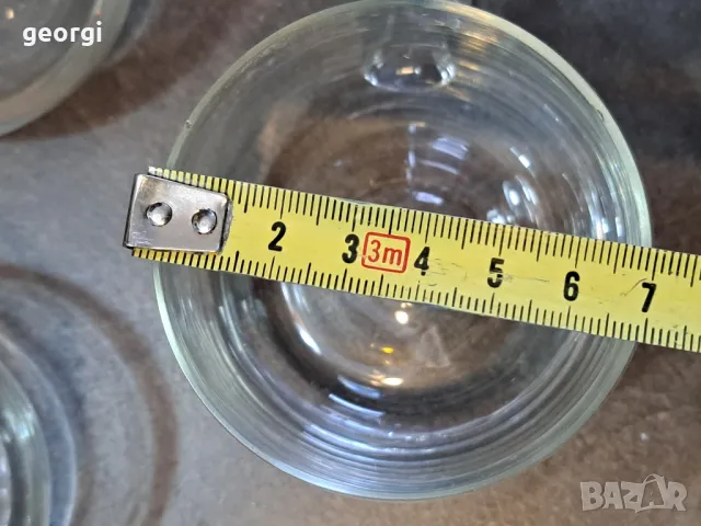 6 тънкостенни чаши за чай със златен кант    20/1, снимка 5 - Чаши - 49108852