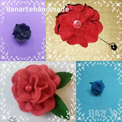 Брошки ръчно изработени, снимка 4 - Други - 39648634